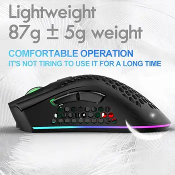

wireless mouse gaming mouse OMRON RGB backlight Programmable 16000 computer mouse rechargeable DPI F9F0