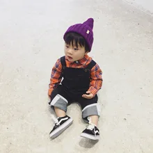 Детская одежда; коллекция года; осенняя одежда; стиль для мужчин и женщин; детские ковбойские подтяжки; брюки для младенцев; трендовые брюки в Корейском стиле