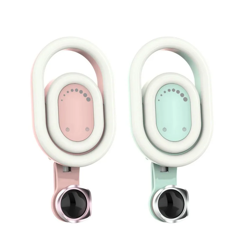 

Phone Selfie Fill Light Wide Angle Macro Lens Adjustable 9 Kind White Warm LED Light