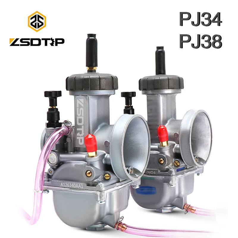 ZSDTRP 2T Keihin PJ34 PJ38 карбюратор PJ 34 мм 67R для Honda TRX250R ATC250R CR250 CR500 YZ250 Байк | Автомобили и