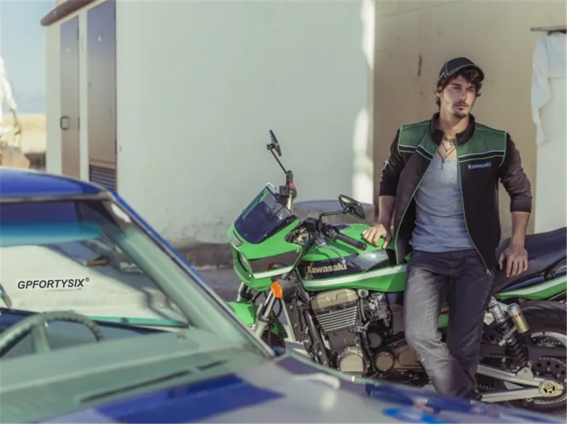 Новое поступление, спортивная толстовка на молнии с капюшоном Kawasaki, Мужская мотоциклетная куртка, ветрозащитная куртка с капюшоном