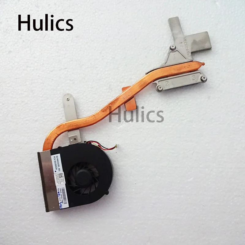 Hulics для Dell ноутбук радиатор охлаждения Вентилятор cpu кулер 15R M5010 Процессор радиатора 0K28PW