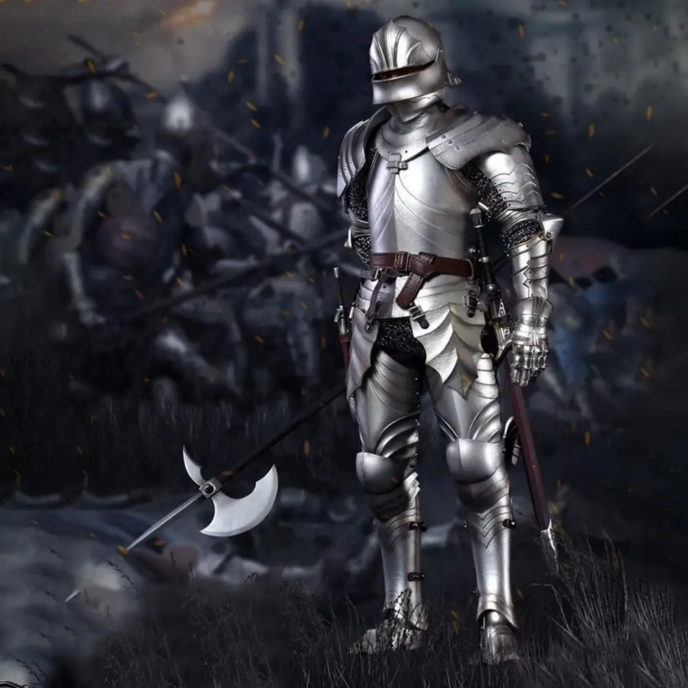 Модель средневекового солдата NFSTRIKE 1/6 30 см Реалистичная голова подвижные