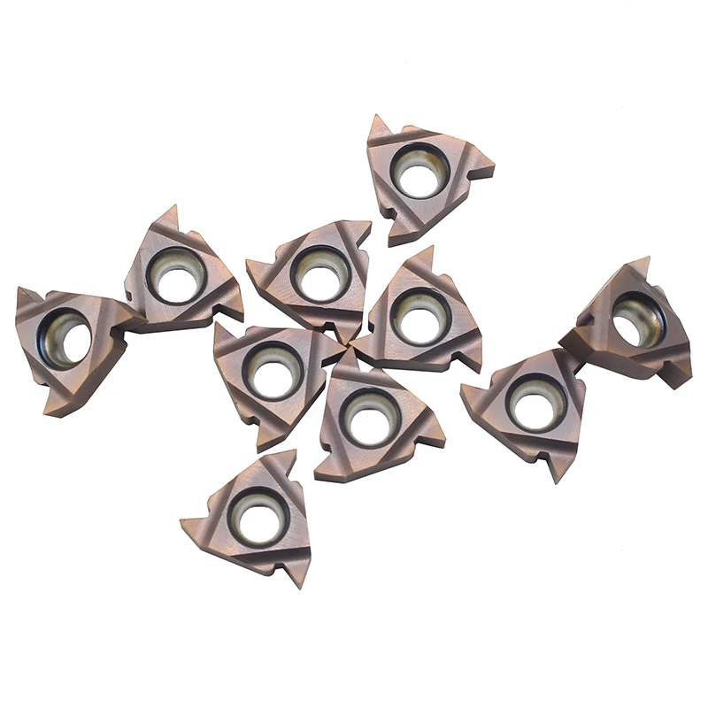 

100PCS 16ER AG55 VP15TF UE6020 Thread Turning Tool Metal Turning Tool CNC Machine Tools Carbide Inserts