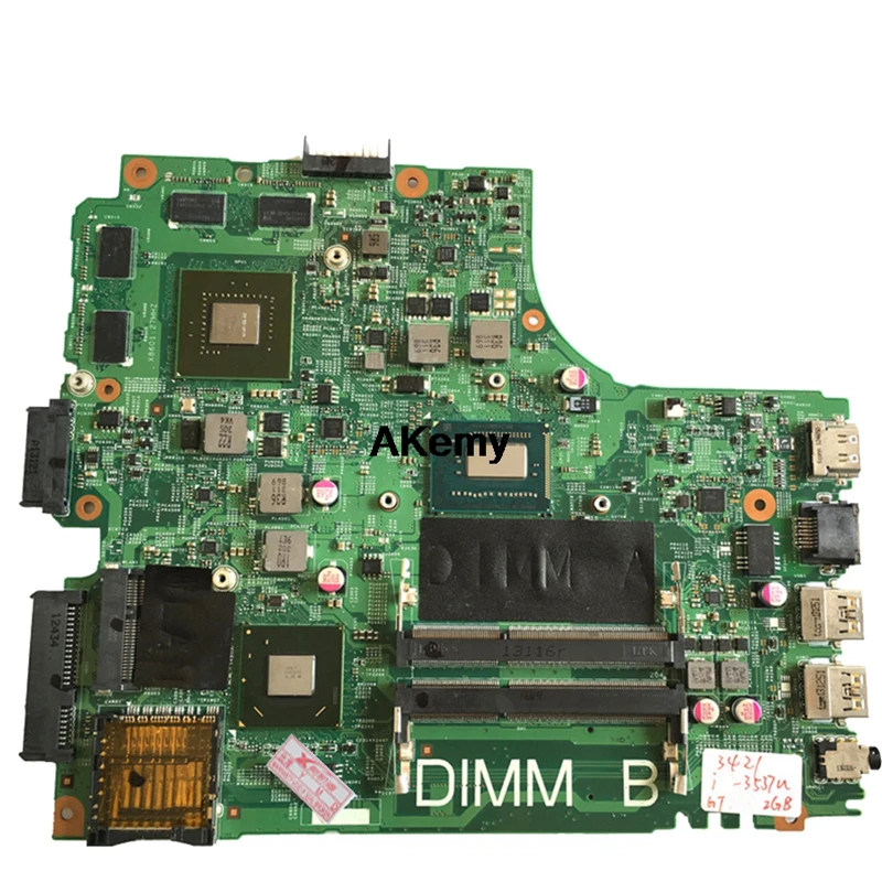 12204-1 Материнская плата для ноутбука Dell Vostro-2421 Inspiron-3421 5421 оригинальная материнская плата I7 процессор GT625M видеокарта 4 памяти