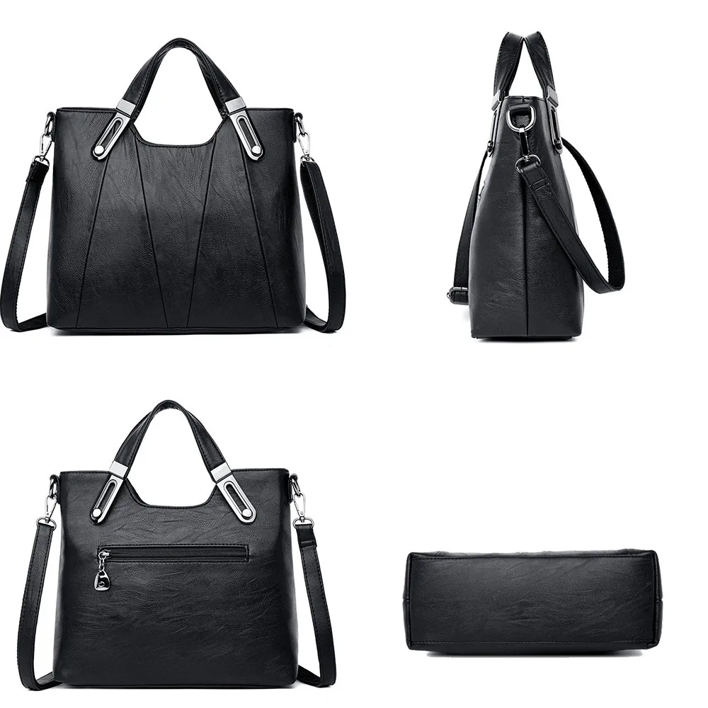  Luxury Soft Leather Handbag Women Bag Designer Female Crossbody Bag Famous Brand Shoulder Messenger - 4000062568608