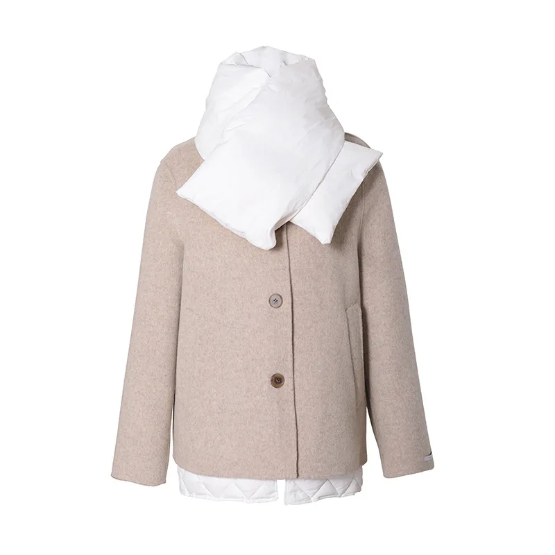 Wool Coat Women Clothes Korean Double-sided Wool Warm Winter Jacket Women Woolen Overcoat Manteau Femme 19jk26 YY2068