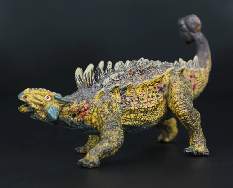 Трансграничной "Мир Юрского периода" имитация модели динозваров Ankylosaurus Модель однотонной Пластик детская игрушка в подарок украшения
