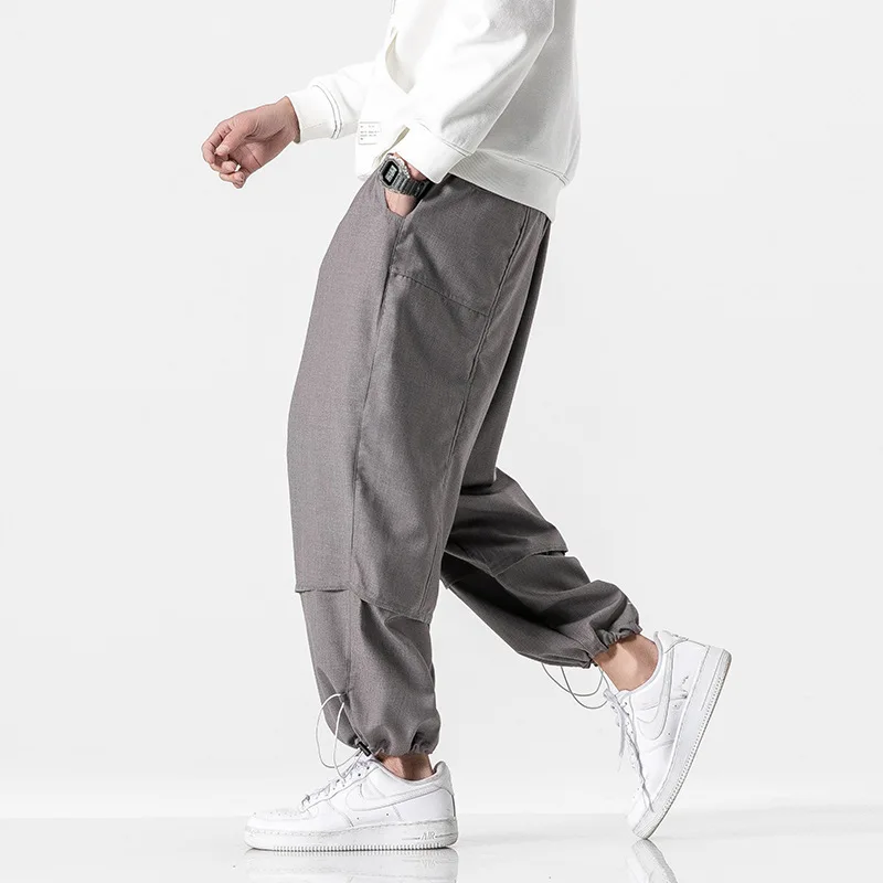 

Wesley Studio 2020 Spring Suit Pants Men's Loose-Fit Beam Leg Harem Pants Sub-Men's Japanese-style Casual Trousers