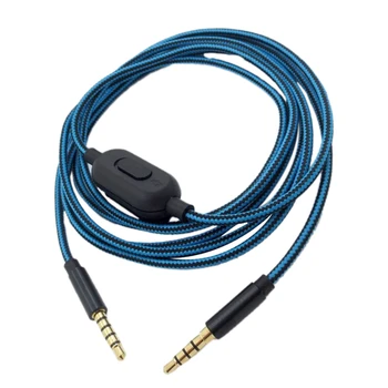 

Headphone Cable Portable o Cord Line for Lo-Gitech Astro A10 A40 A30 Earphones Accessories