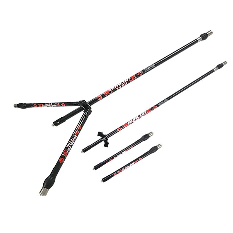 30inch -10inch red 1 комплект стабилизатор лука набор углеродный баланс бар система основной стержень держатель для байдарки стабилизатор уровня углерода Рекурсивный лук для стрельбы аксессуары - Цвет: 30inch -10inch red