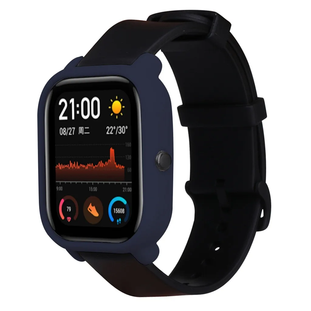 Чехол для Xiaomi Huami Amazfit GTS Smart Watch TPU силиконовый защитный чехол сменная пленка Защитная крышка 19Sep