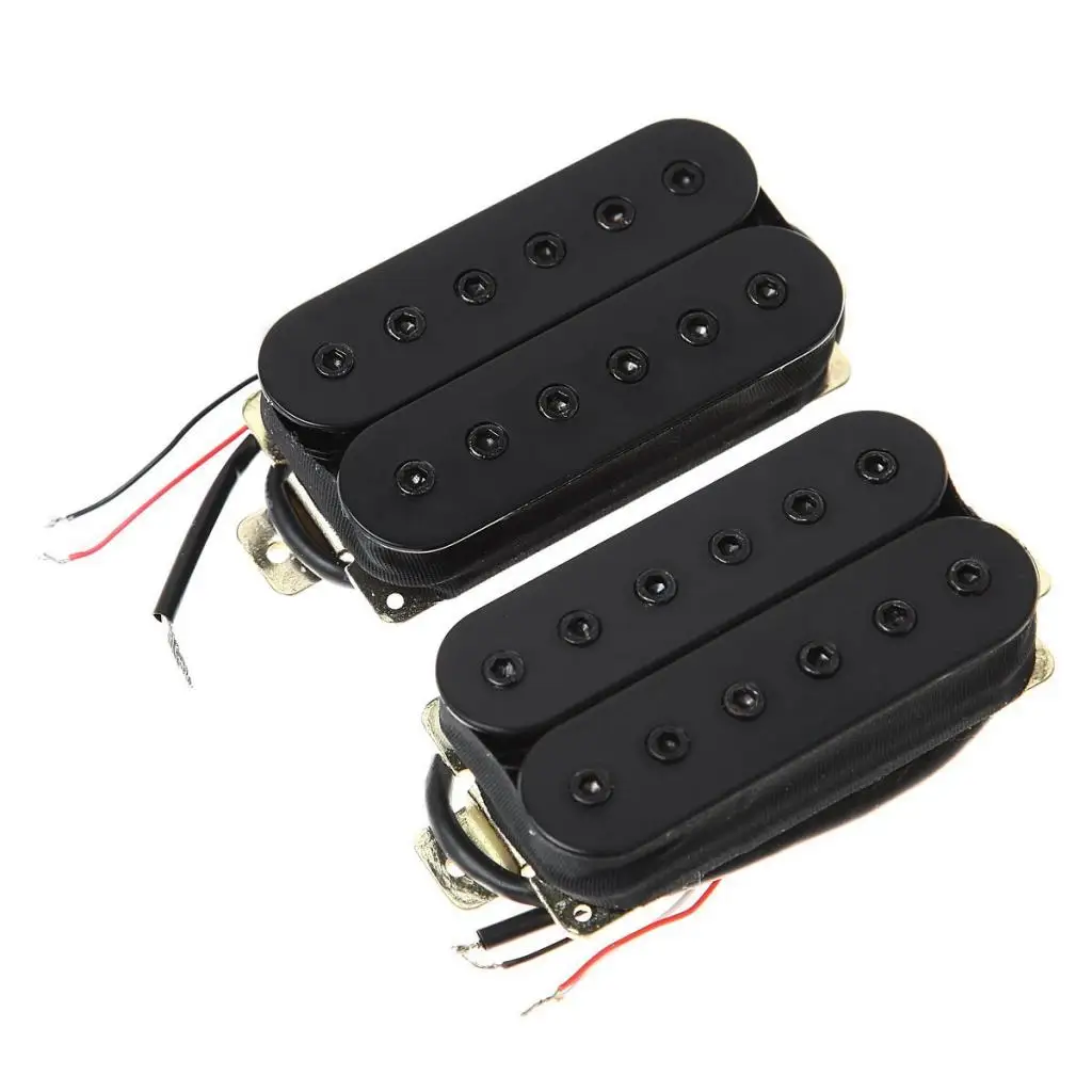 Звукосниматель для гитары Humbucker для электрогитары, черный(упаковка из 2