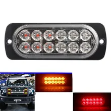 

1 Pack of 12 Amber Flashing Recovery Flashing Lights, Car Emergency Signal LED, Orange Grill Fault Light, Light Beacon