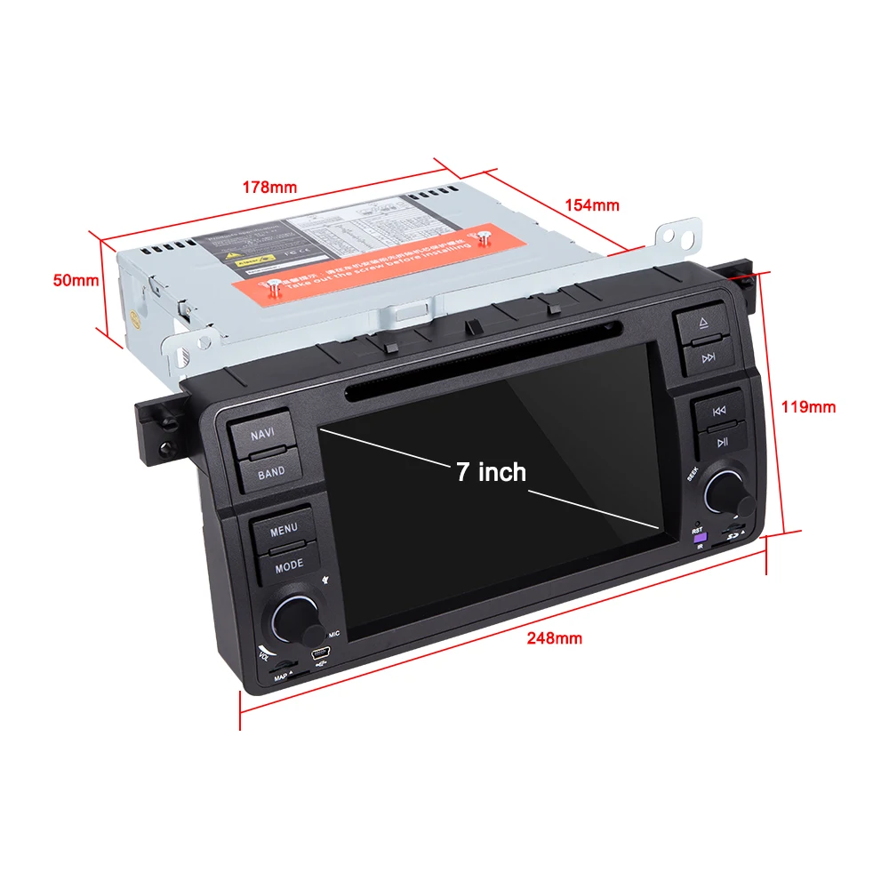 Авторадио 1 Din Android 9 0 автомобильный DVD плеер для BMW E46 M3 318/320/325/330/335 Rover 75 1998 2006 Стерео