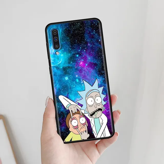 Hot Sale Cover For Samsung Galaxy A51 A71 A21s A70 A50 A40 A20e A12 A10 Phone Case A72 A52 5G A41 A31 Shells Ricks Cute Mortys B07