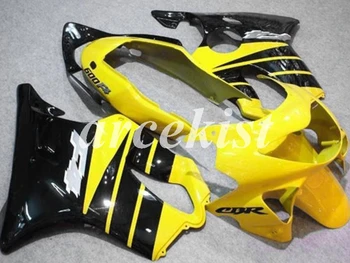 

Injection Mold New ABS Motorcycle Fairings Kit Fit For HONDA CBR600 F4 FS 1999 2000 body set Custom Free Flame Yellow