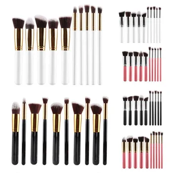 

Professional Powder Foundation Eyeshadow Make Up Brushes Cosmetics Soft Hair 10pcs Makeup Brushes set