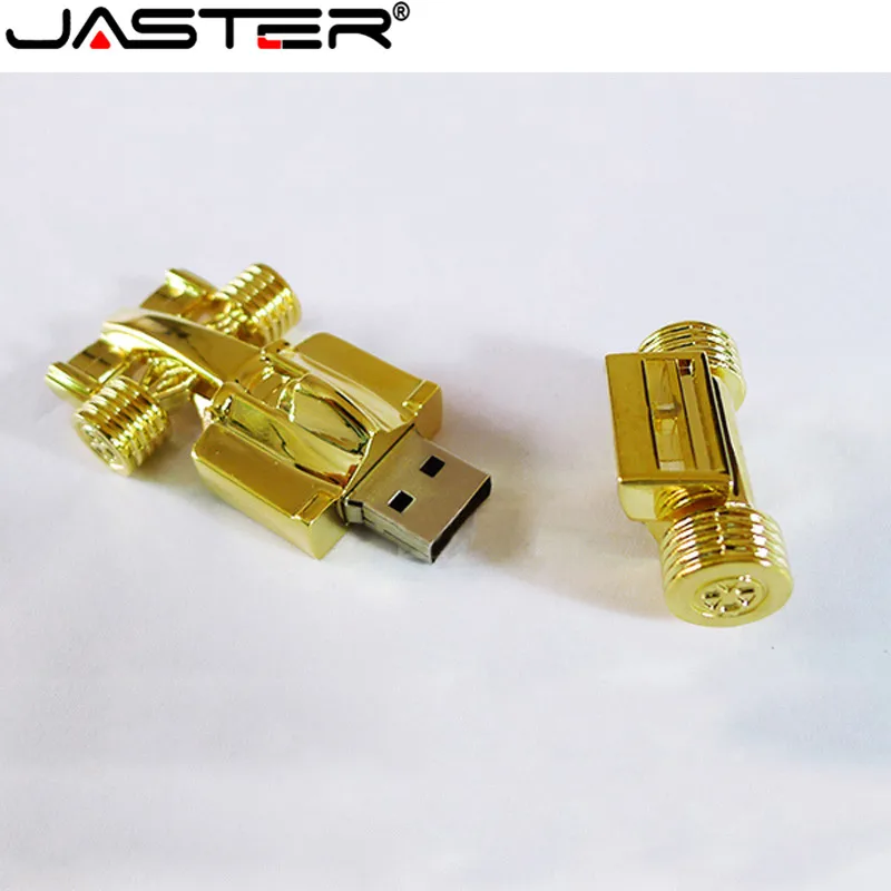 JASTER мини автомобильный стиль USB флеш-накопитель F1 Форма автомобиля USB 2,0 4 ГБ 8 ГБ 16 ГБ 32 ГБ 64 Гб 128 ГБ Флешка Автомобильный ключ флэш-карта памяти