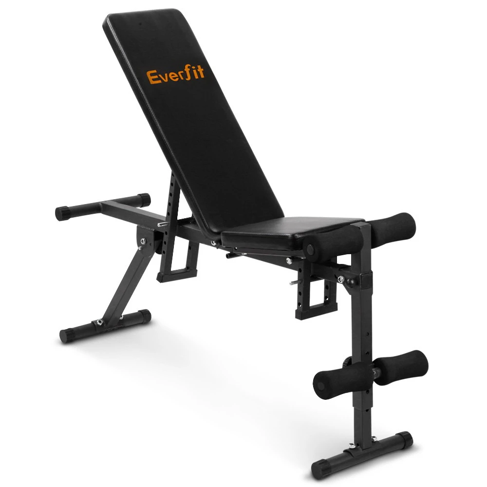 

High Quality Everfit Adjustable FID Weight Bench Flat Incline Fitness Gym Equipment Suitable For Home Office Easy Assembly AU