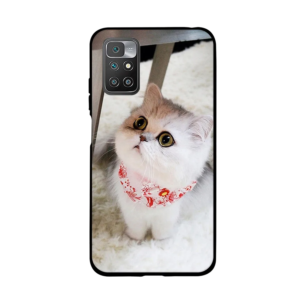 A For Redmi 10 Case Slim Thin Silicone Soft TPU Back Phone Cover for Xiaomi Redmi 10 Redmi10 Case Fundas Coque Bumper Etui phone carrying case