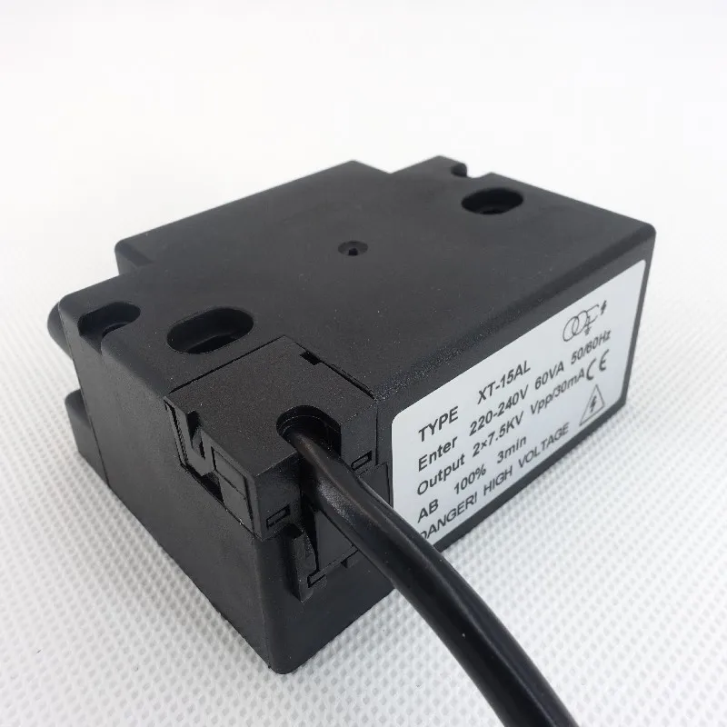 Voltage Pulse Ignition Transformer 220V High Voltage Fuel Burner Diesel Methanol Waste Oil Igniter XT15AL Electronic Transformer grill ignition system,ignition high voltage line