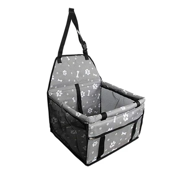 

New Dog Car Seat Upgrade Deluxe Portable Pet Dog Booster Car Seat with Clip-On Safety Leash and Dog Blanket,Perfect for Small an