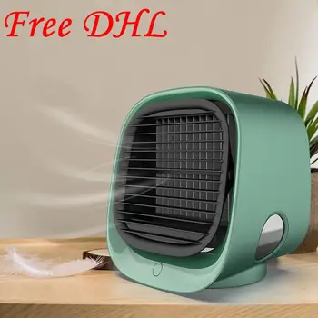 

Mini Portable Air Conditioner 3 Colors Light Conditioning Humidifier Purifier USB Desktop Air Cooler Fan with Water Tank By DHL