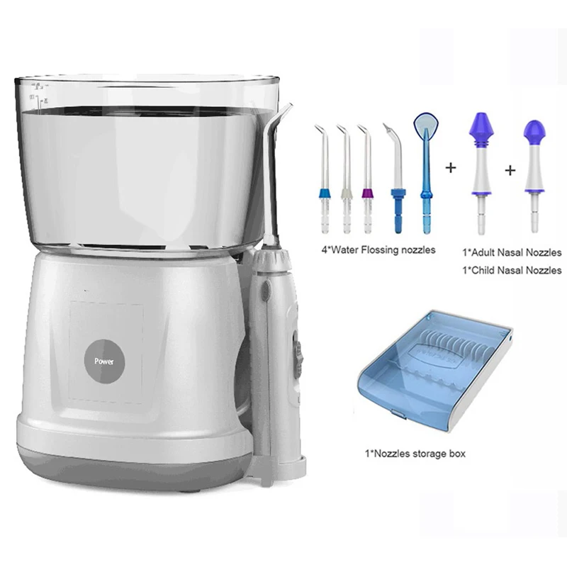 

Household Electric pulse Oral Irrigator Plaque Removal Teeth Cleaning Oral Irrigator 1000ml Dental Cleaning Device