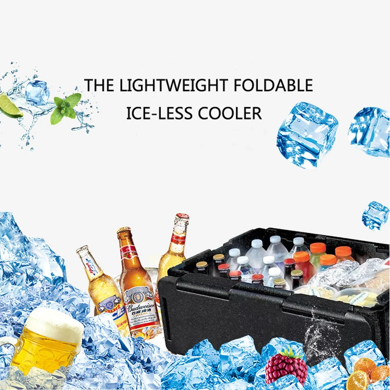 ^*Best Offers 60L Portable Collapsible Chill Chest Cooler Outdoor Insulation Storage Box Waterproof for Picnics Beach Trips ^*Best Offers 60L Portable Collapsible Chill Chest Cooler Outdoor Insulation Storage Box Waterproof for Picnics Beach Trips