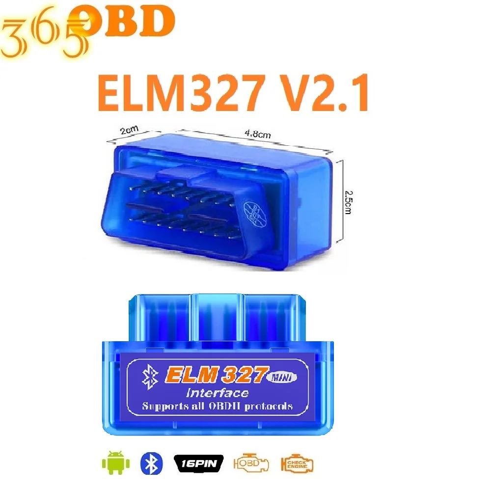 Автомобильный Bluetooth сканер ELM 327 50 шт. V2.1 elm OBD2 ELM327 тестер диагностический