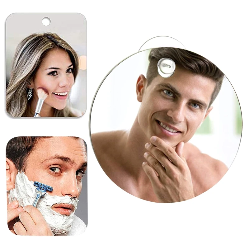 Q1QD Anti-Fog Shower Mirror Bathroom Fogless Fog Free Shaving Mirror Washroom q1qd anti fog shower mirror bathroom fogless fog free shaving mirror washroom