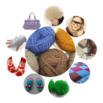 

12 Colors / Set Handmade DIY Knitting Wool Suit Cross Stitch Yarn Spinning Clothing Sewing Thread Hand Knitting Tool Set