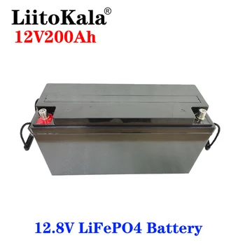 LiitoKala-baterÃa LiFePO4 de 12V, 200Ah, para RV, camping, coche de Golf, resistente al agua para barcos y pequeñas embarcaciones, 3000 ciclos, energÃa Solar fuera de la red, 150A BMS 2