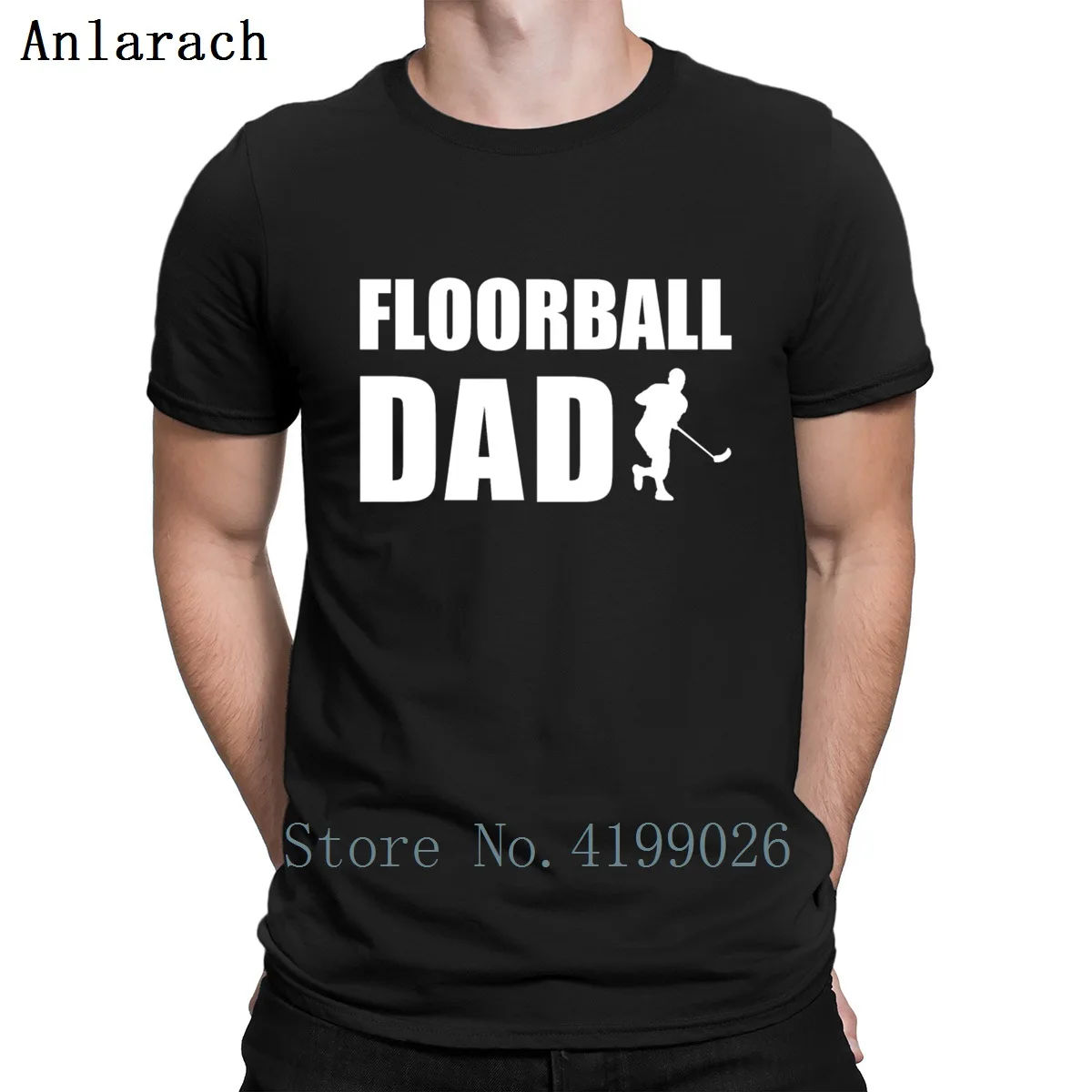 

Floorball Dad Tshirt Design Short Sleeve Spring Autumn Male Slim Fit Tshirt For Men Hiphop Best Leisure