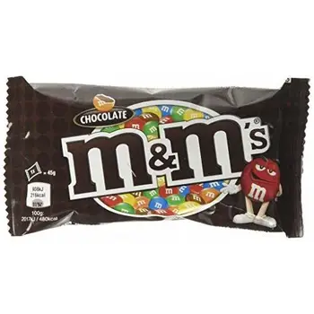 

M&M's Choco Single Chocolate Bag, 45 g, Pack of 24