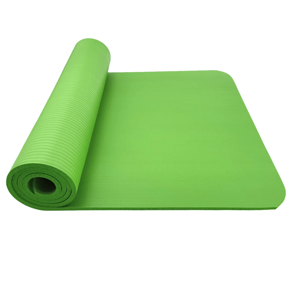 Esterilla de yoga - Esterilla de fitness Verde - Extra gruesa 12 mm 183 x  61 cm