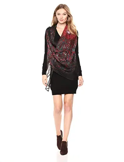 Spain's New Deg Printed Knitted Dress for Autumn and Winter xs-xL