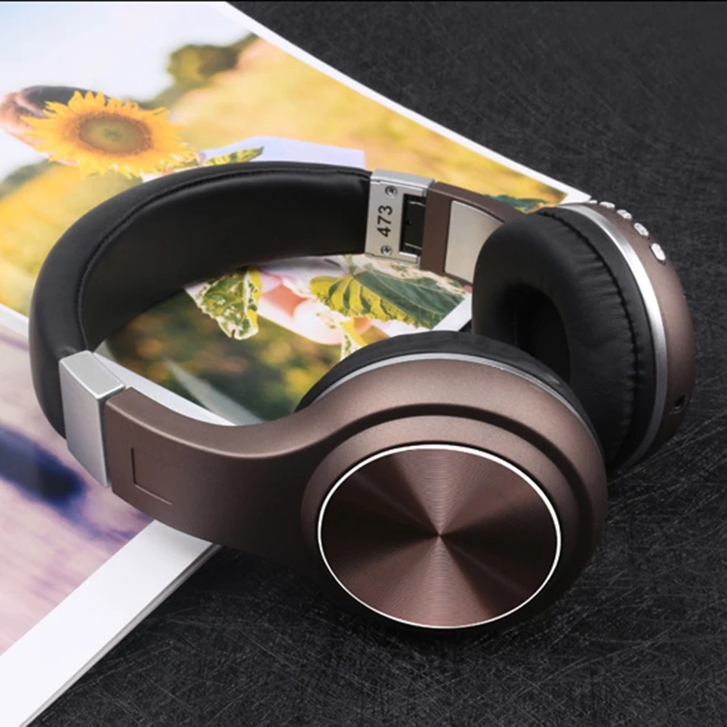 Wireless Bluetooth Headphone Stereo Gaming Headset Sport Music Headphone Earphone with Mic for iPhone Sumsamg Support TF Card