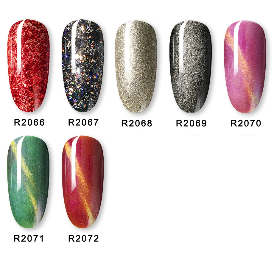 Description Picture 6 of itemROSALIND Gel Nail Art Polish Semi Permanent Gel Varnish Winter Colors Nail Art Design UV LED Gels For Manicure Matt Top Coat