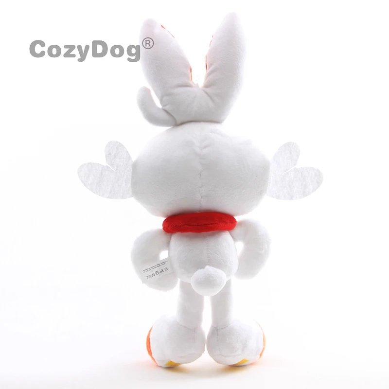 36 см аниме Scorbunny плюшевые игрушки кукла Peluche милый белый кролик мягкие животные Игрушки для маленьких детей подарок на Рождество и день рождения