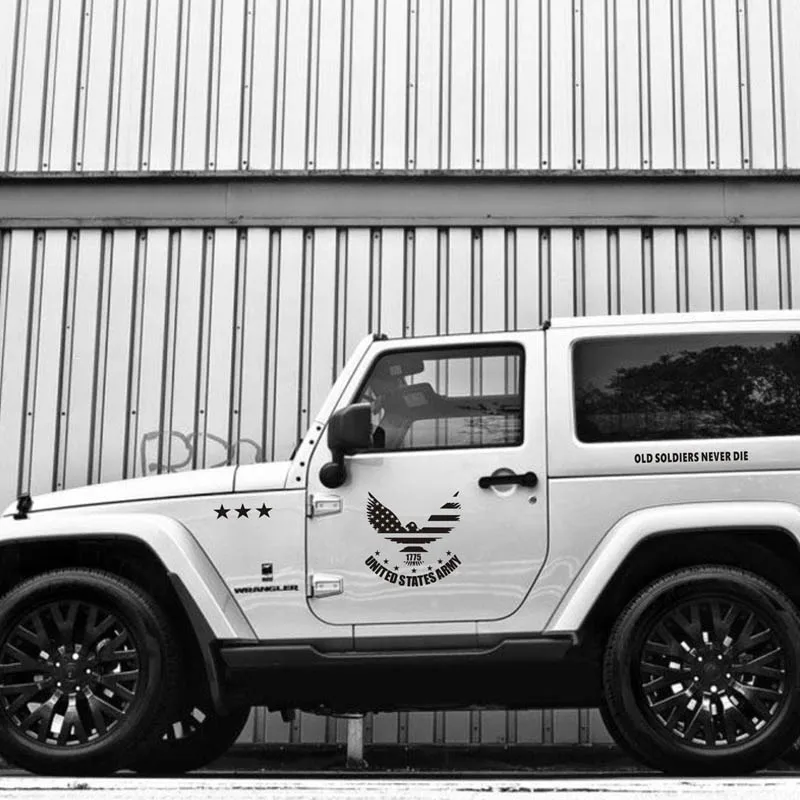 Автомобильный стикер для JEEP Wrangler Renegade компас Орел Патриот Cherokee Grand Cherokee 4x4 всего тела авто наклейки