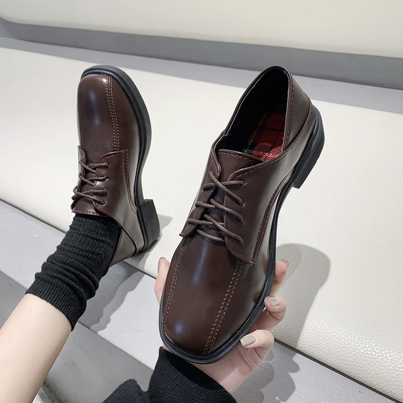

Shoes Woman 2019 Female Footwear Round Toe Oxfords Women's All-Match British Style Modis Casual Sneaker New Summer Dress