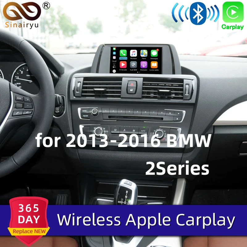 Wifi беспроводной Apple Carplay Модифицированная 1 2 серия F20 F22 23 NBT 2013- для BMW Поддержка камеры заднего вида Waze Spotify Google maps