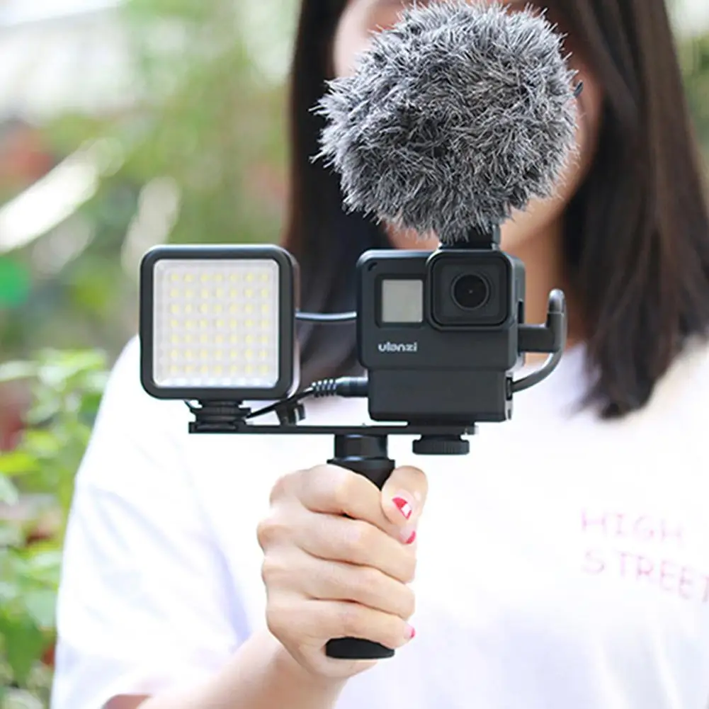 Kaufen Mini Video Licht LED 49 Perle Füllen Licht Lithium Batterie Füllen Licht Für Macrophotography DSLR Kamera Videolight Hochzeit Aufnahme