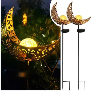 

Solar Garden Lights Outdoors LED Solid Flame Light Retro Iron Lawn Lamp Led Landscape Decoration Lighting for Courtyard Pathway
