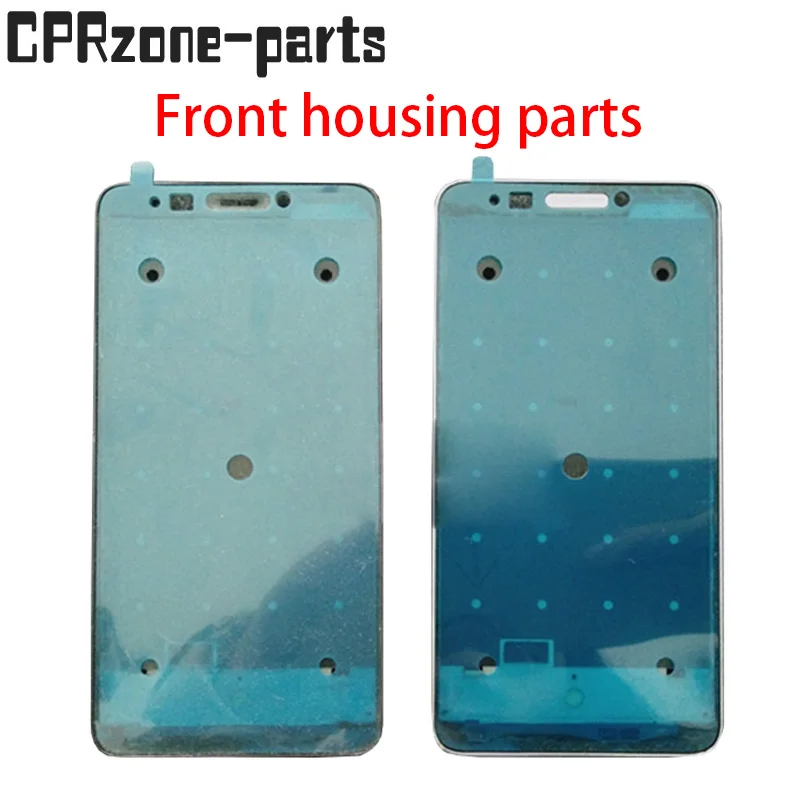 Черная/Серебристая Рамка для Alcatel One Touch Idol 6030 6030D 6030X 6030A OT6030 OT-6030 передняя оболочка