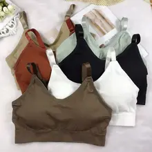 Бюстгальтер для йоги, фитнеса, женский спортивный бюстгальтер, Топ для женщин, без проволоки, мягкий бюстгальтер для йоги, спортивный жилет для спортзала, фитнеса, бега, спортивные топы