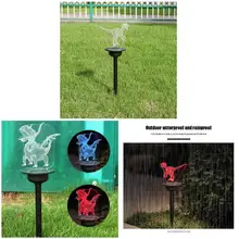 Горячий Солнечный светодиодный светильник Прозрачный Акриловый открытый садовый газон вдоль дорожки, на участке лампа L99