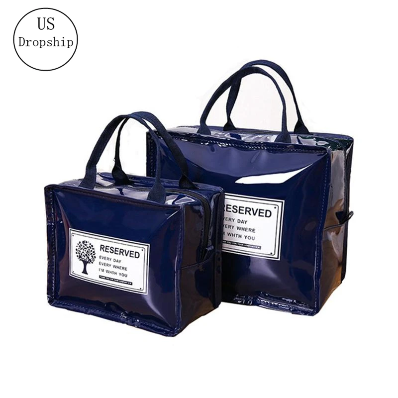 

PU Lunch Package Ice Pack Cooler Lunch Box Insulation Picnic Bag Thermo Thermal Lunch Bag For Women Kids Lunchbags Bags